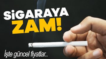 Sigaraya zam geldi!