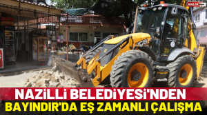 Nazilli Belediyesi Park Bahçe ve Fen İşleri Müdürlüğü ekipleri, Bayındır