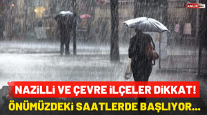NAZLI ALTINAYAR – Meteoroloji Genel Müdürlüğü, Aydın’ın doğu ilçeleri için