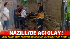 NAZLI ALTINAYAR- Olay, Nazilli’de Altıntaş Mahallesi 121 sokak üzerinde 16:00