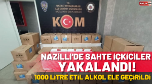NAZLI ALTINAYAR- Nazilli’de Kaçakçılık ve Organize Suçlarla Mücadele Grup Amirliği
