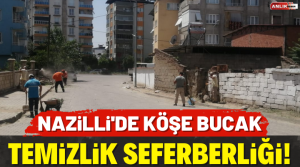 Nazilli Belediyesi Temizlik İşleri Müdürlüğü ekipleri Yeşil Mahalle genelinde kapsamlı
