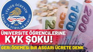 Kredi Yurtlar Kurumu (KYK), öğrencilere verdiği kredilerin geri ödemesine Üretici