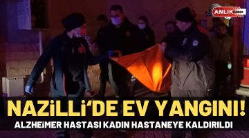 Alzheimer hastası kadın hastaneye kaldırıldı