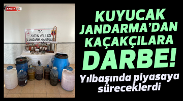 KUYUCAK JANDARMA’DAN KAÇAKÇILARA DARBE