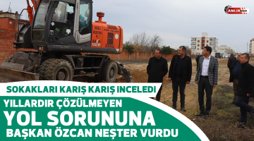 Yıllardır çözülemeyen yol sorununa Başkan Özcan neşter vurdu