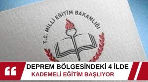 Milli Eğitim Bakanı (MEB) Mahmut Özer Kahramanmaraş, Adıyaman, Hatay ve
