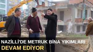 Başkan Özcan’dan saha çalışmalarına yakın markaj Nazilli Belediyesi ilçe genelinde