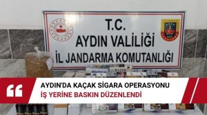 Aydın’ın Efeler ilçesinde jandarma ekiplerinin yaptığı baskında, 9 bin 360