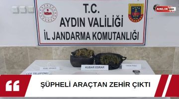 ŞÜPHELİ ARAÇTAN ZEHİR ÇIKTI