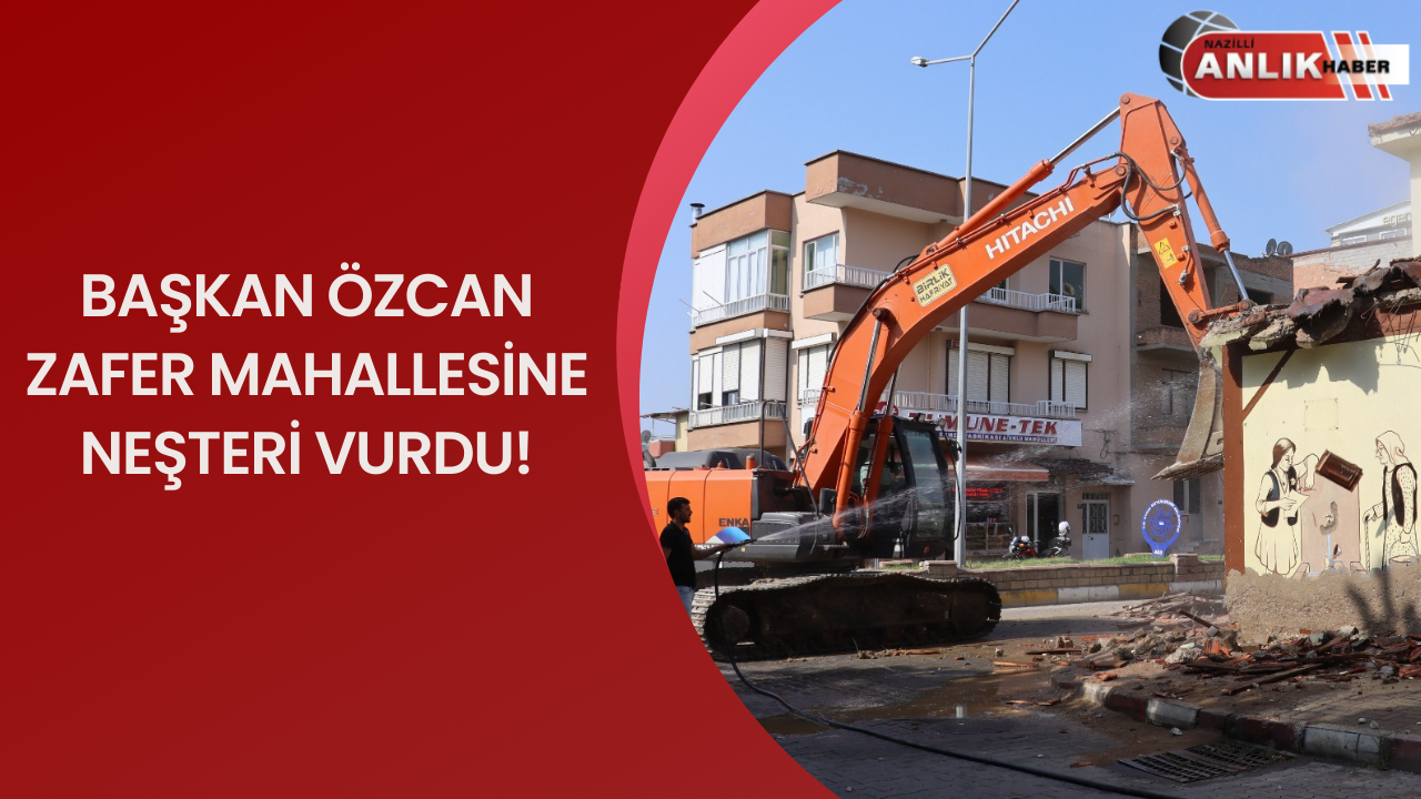 Başkan Özcan Zafer Mahallesine neşteri vurdu!