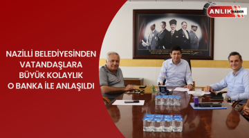 Nazilli Belediyesinden vatandaşlara büyük kolaylık