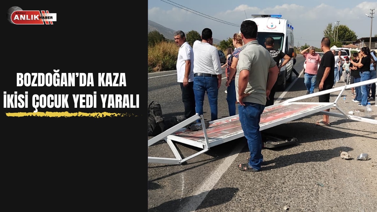 Bozdoğan’ da Kaza  7 Yaralı