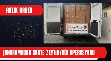 JANDARMADAN SAHTE ZEYTİNYAĞI OPERASYONU