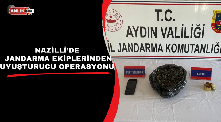 Nazilli’de Uyuşturucu Operasyonu Genç Adam Yakalandı