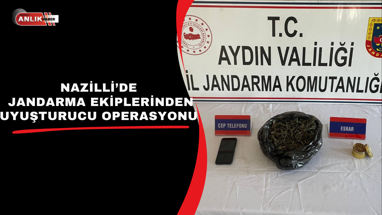 Nazilli’de Uyuşturucu Operasyonu Genç Adam Yakalandı