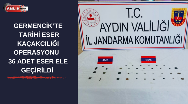 Aydın’da Tarihi Eser Kaçakçılığı Operasyonu 36 Parça Tarihi Eser Ele Geçirildi