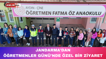 Jandarma’dan Öğretmenler Günü’nde Özel Bir Ziyaret