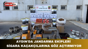 Aydın’da Büyük Sigara Kaçakçılığı Operasyonu