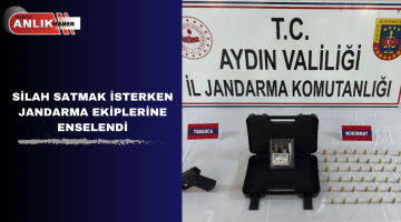 SİLAH SATMAK İSTERKEN JANDARMA EKİPLERİNE ENSELENDİ