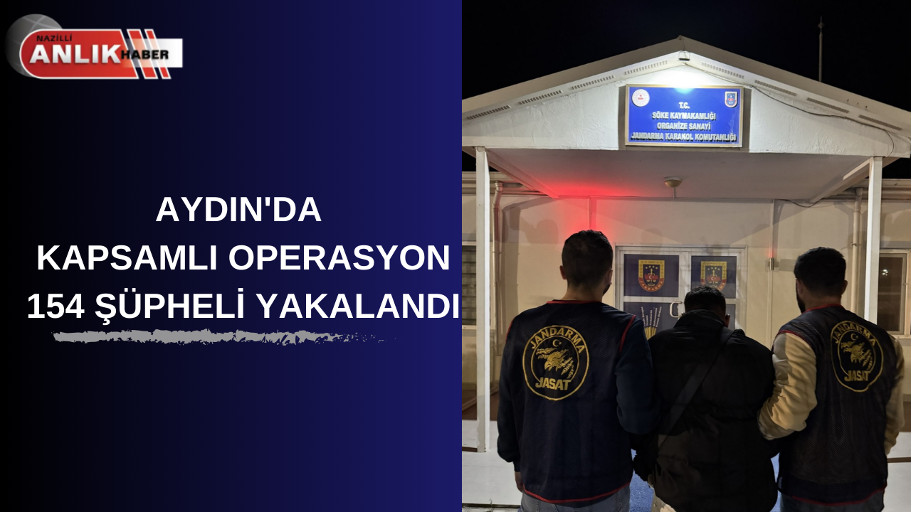 Aydın İl Jandarma Komutanlığı, 1-10 Kasım 2024 tarihleri arasında gerçekleştirdiği