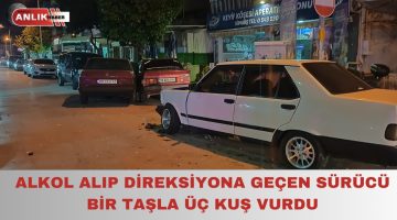 ALKOL ALIP DİREKSİYONA GEÇTİ BİR TAŞLA ÜÇ KUŞ VURDU