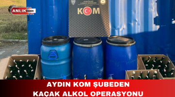 Aydın’da Kaçak Alkol Operasyonu 3 Kişi Gözaltında