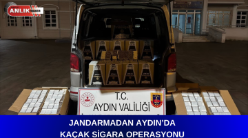 Aydın’da Sigara Kaçakçılığı Operasyonu