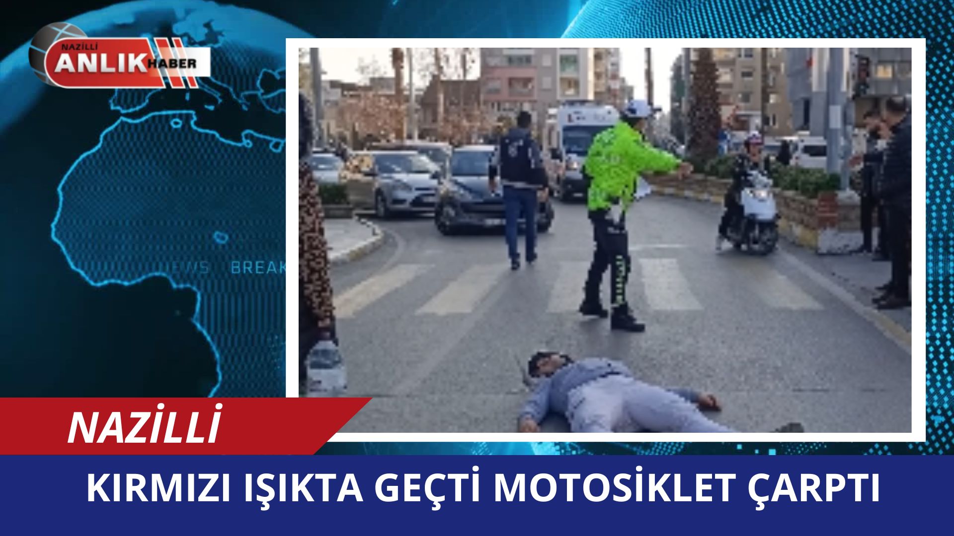KIRMIZI IŞIKTA GEÇTİ KAZA KAÇINILMAZ OLDU!