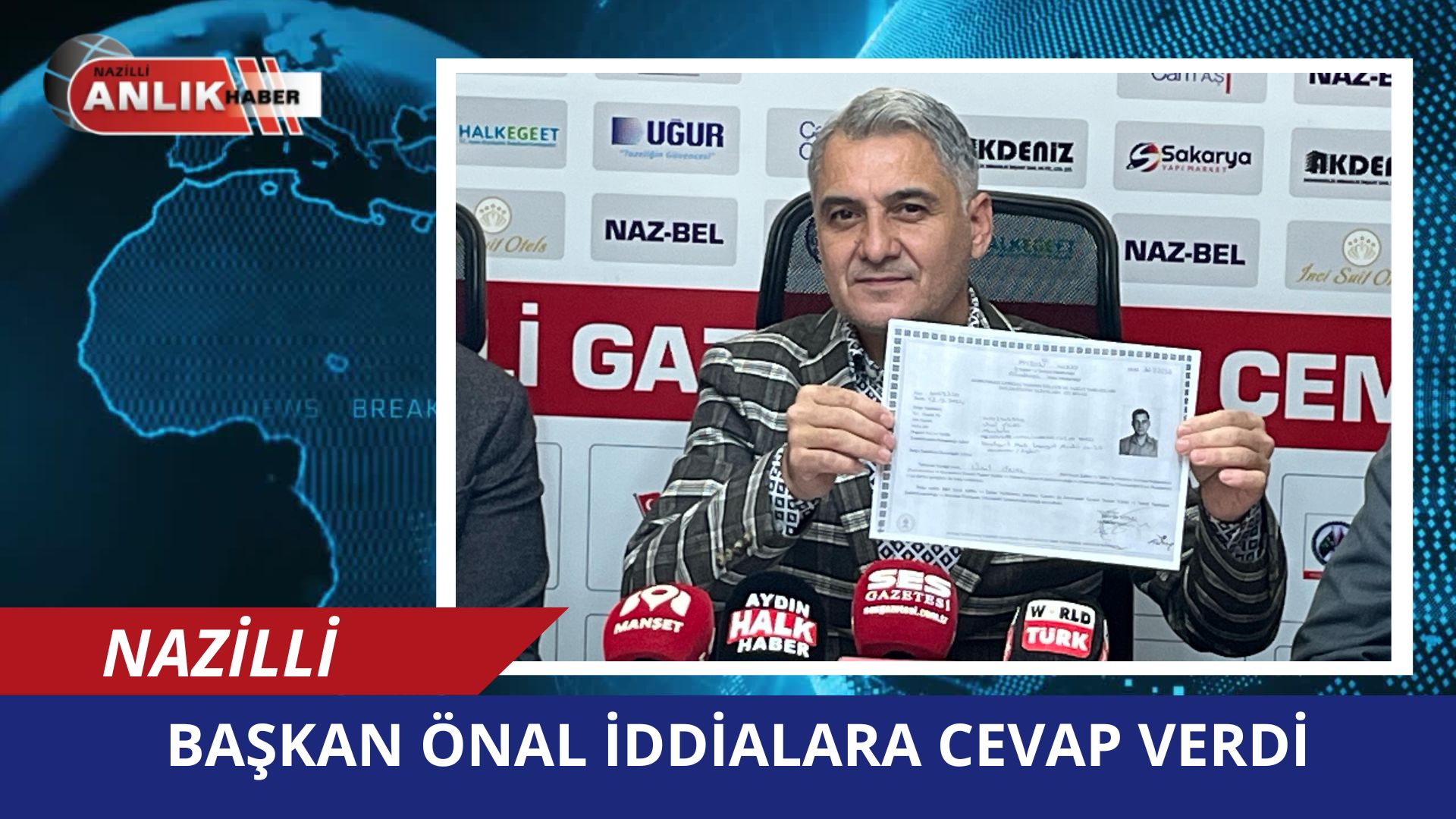 BAŞKAN ÖNAL İDDİALARA CEVAP VERDİ!