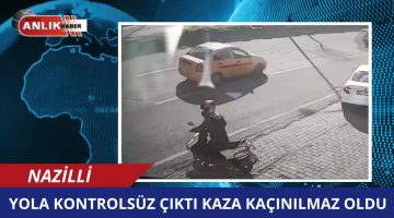 KONTROLSÜZ YOLA ÇIKTI KAZA KAÇINILMAZ OLDU!