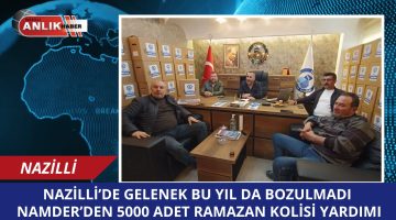NAMDER BU YIL DA GELENEĞİ BOZMADI!