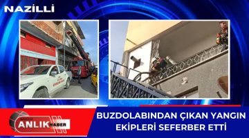 BUZDOLABINDAN ÇIKAN YANGIN EKİPLERİ SEFERBER ETTİ!