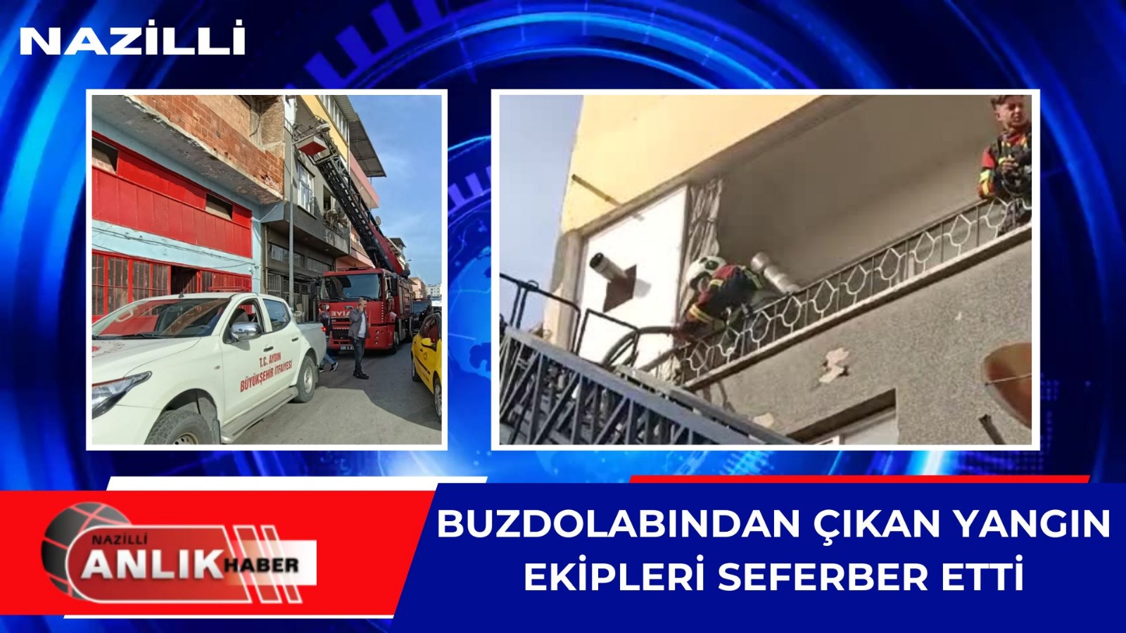 BUZDOLABINDAN ÇIKAN YANGIN EKİPLERİ SEFERBER ETTİ!