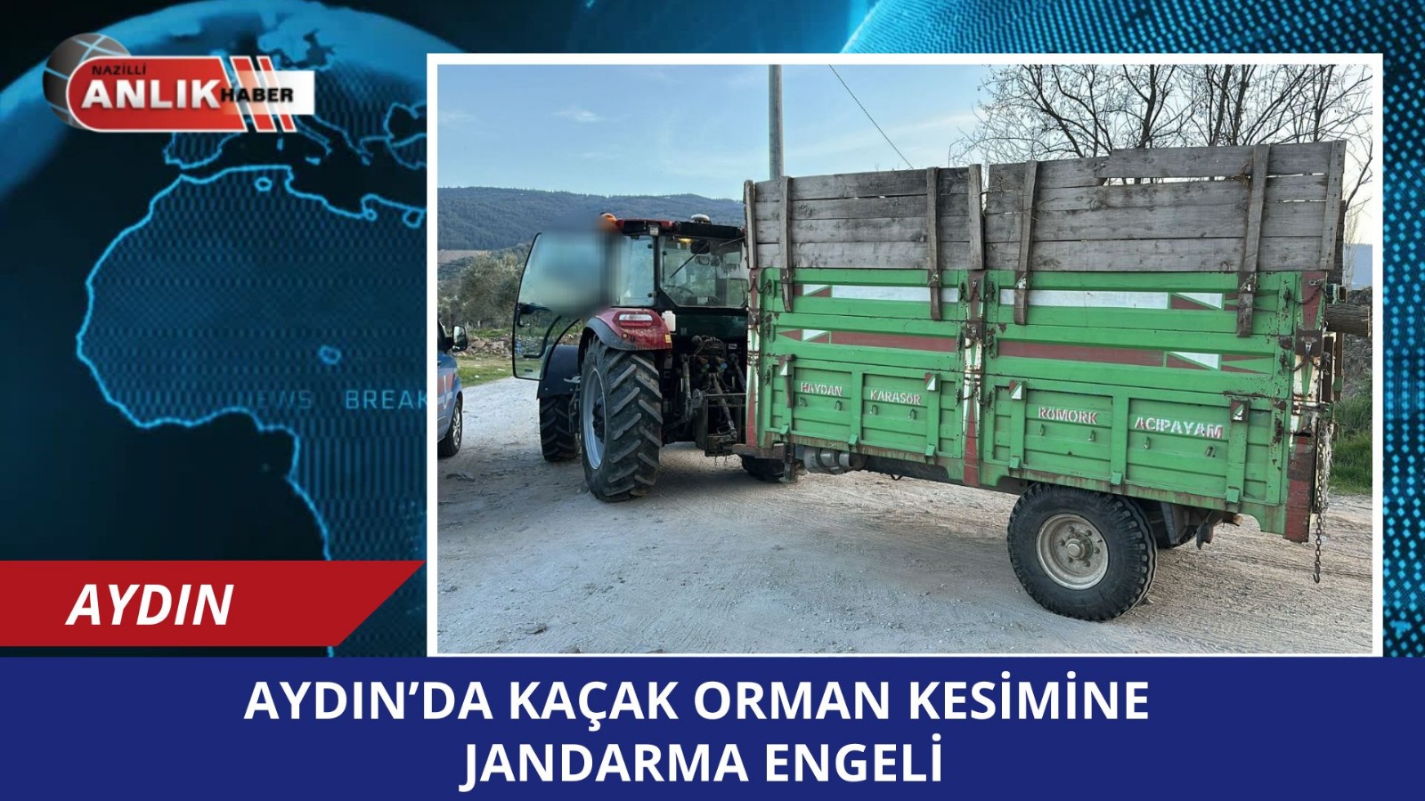 KAÇAK ORMAN KESİMİNE JANDARMA ENGELİ!