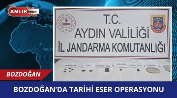 Bozdoğan’da Tarihi Eser Kaçakçılığına Operasyon: 4 Gözaltı