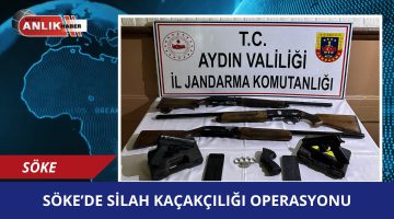 Söke’de Silah Kaçakçılığı Operasyonu!