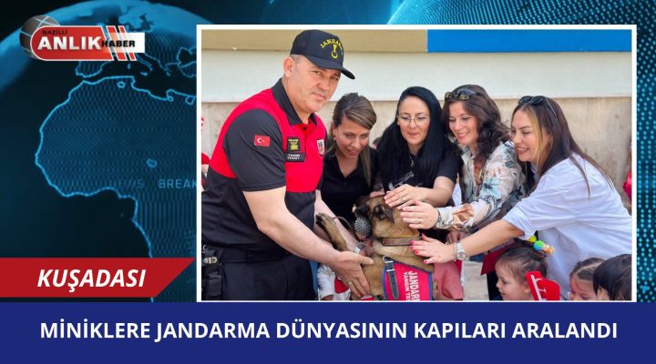 Kuşadası’nda Jandarma’dan Minik Kalplere Tanıtım ve Sevinç