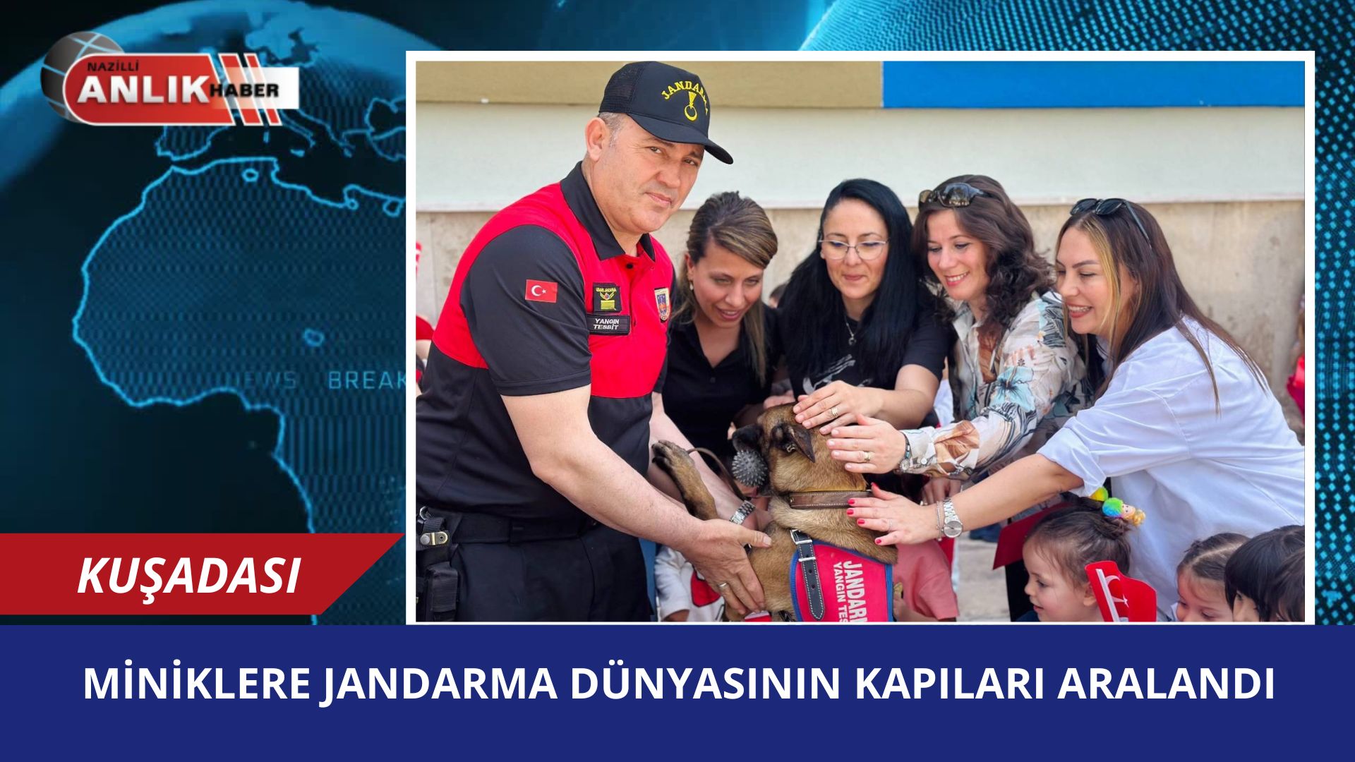 Kuşadası’nda Jandarma’dan Minik Kalplere Tanıtım ve Sevinç