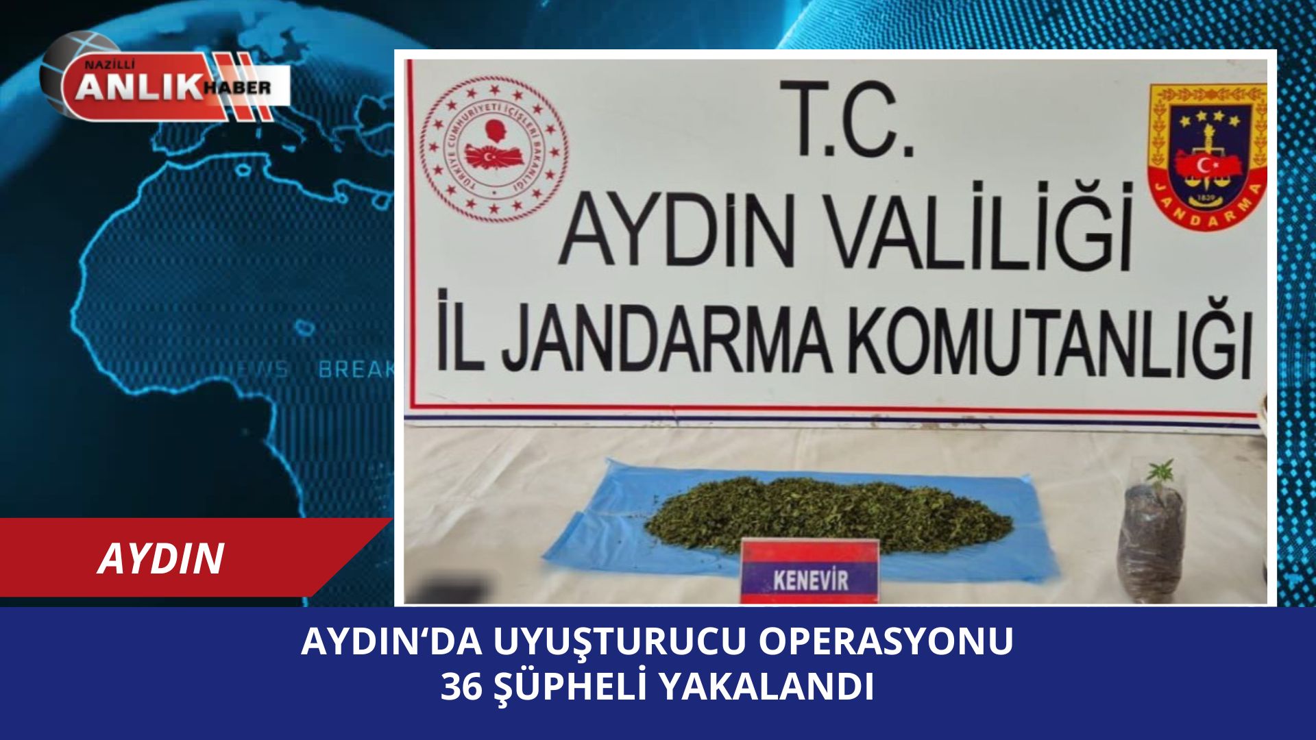 Aydın’da Uyuşturucu Operasyonu: 36 Şüpheli Yakalandı