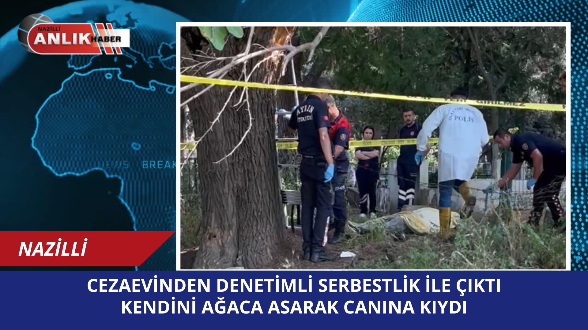CEZAEVİNDEN ÇIKTI KENDİNİ ASTI