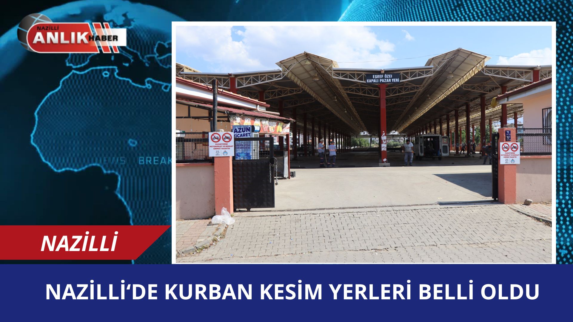 Nazilli’de kurban kesim yerleri belli oldu