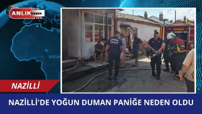 Nazilli’nin Arslanlı Mahallesi’ndeki bir ekmek fırınında öğle saatlerinde çıkan yangın,