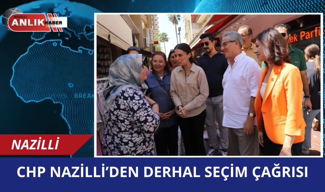 CHP Nazilli İlçe Başkanı Aslıhan Ökmen ve CHP Muğla Milletvekili