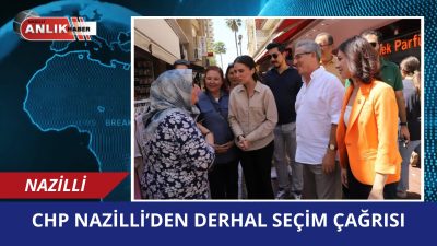 CHP Nazilli İlçe Başkanı Aslıhan Ökmen ve CHP Muğla Milletvekili