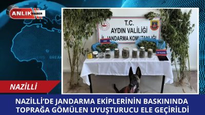 TOPRAK ALTINDAN BULUNDU Edinilen bilgiye göre, yapılan takipler sonucunda Nazilli’de