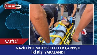 Nazilli’nin Altıntaş Mahallesi’nde meydana gelen kazada, iki motosiklet sürücüsü hafif