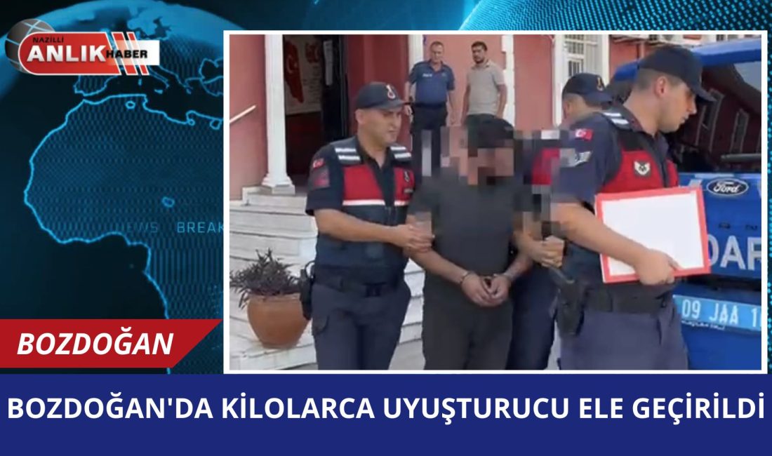 Bozdoğan İlçe Jandarma Komutanlığı ekipleri, uyuşturucu madde imal ve ticaretine