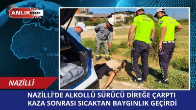 Nazilli’nin Sümer Mahallesi’nde meydana gelen kazada, 190 promil alkollü olduğu