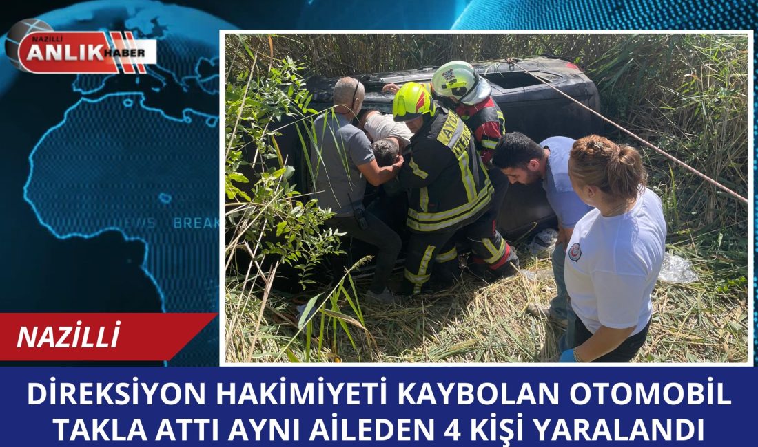 Olay, Nazilli’de Bozdoğan yolu üzerindeki Toygar Mahallesi yol ayrımında gerçekleşti.